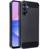 FORCELL CUSTODIA B-CASE TPU SILICONE COVER CASE PER SAMSUNG GALAXY A15 4G 5G CARBON METAL BLACK