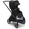 Bugaboo Dragonfly, Passeggino Leggero e Compatto per Bambini, Chiusura Facile a Una Mano in Tutte le Posizioni, Sospensioni Complete, Cesta Portaoggetti XL, Telaio Black e Cappottina Midnight Black