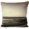 Paoletti Cuscino imbottito in piuma con bordino Neon Coast