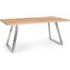 Bizzotto Tavolo Dukat 180x90 acciaio