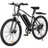 EB3 Bici elettrica, motore da 500W, batteria da 36V 10AH, pneumatici da 26'', velocità massima 32km/h, 100km - Nero