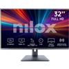 Nilox Monitor PC 32" Full HD IPS 75 Hz Luminosità 280 cd/m2 5 ms NXM32FHD11