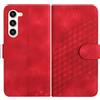 Bxithnr Cover per Samsung Galaxy S24 Plus Flip Custodia in Antiurto Pelle Case Portafoglio con [Magnetica] [Carta Portafoglio] [Supporto] Folio Cover Protezione a Libro per Samsung Galaxy S24 Plus - Rosso