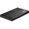 Adj AH612 Case Esterno per Disco Rigido 2.5 USB 3.0, Case Hard Disk Esterno per 7 e 9,5 mm 2.5 SATA I II III, HDD, SSD Fino a 2TB Compatibile con Samsung, WD, Toshiba, Seagate, Hitachi, Nero