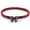 TOMMY HILFIGER Bracciale rosso nylon