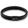 TOMMY HILFIGER Bracciale nero round braided bracelet