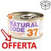 Natural Code 37 Cat Adult al Tonno, Pollo e Calamari in Jelly - Lattina Da 85 Gr - CONFEZIONE RISPARMIO