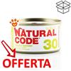 Natural Code 30 Cat Adult al Pollo e Tacchino in Jelly - Lattina Da 85 Gr - CONFEZIONE RISPARMIO