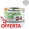 Natural Code 24 Cat Adult al Tonno, Manzo e Verdure in Jelly - Lattina Da 85 Gr - CONFEZIONE RISPARMIO