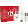 Giorgio Armani Acqua Di Gio Confezione Regalo Uomo Profumo Edt 100 ml Deodorante Stick 75 Gr E Shampoo Doccia 75 ml