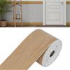 IGTOPS Battiscopa morbida, autoadesiva, flessibile, autoadesiva, larghezza 10 cm, in PVC, impermeabile, decorazione autoadesiva (10 cm x 5 m, rovere giallo)