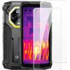 Shantime Set 2 Pellicole Protettive in Vetro Temperato Compatibile con Ulefone Armor Mini 20T Pro, Anti-Graffio, Alta Trasparenza, Facile da Applicare