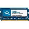 OWC 32GB (2X16GB) DDR4 RAM compatibile con Synology DiskStation DS723+ e DS923+ NAS System 2666MHz PC4-21300 CL19 ECC Unbuffered SODIMM 2Rx8 1.2V Aggiornamento Memoria