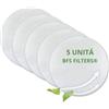 BFS Filters Pacco di 5 filtri di Ricambio per uscite d'Aria Esterne Lunos ALD-R 160 Tipo 9/FIB-2, Filtro d'Aria, Dimensioni Ø140 mm, Filtro G2