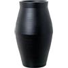 DRW Vaso in ceramica nero opaco 30 x 30 x 51 cm