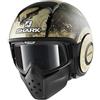 Shark Casco Moto Jet Shark DRAK EVOK Verde Silver Opaco