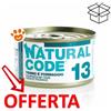 Natural Code 13 Cat Adult al Tonno e Formaggio - Lattina Da 85 Gr - CONFEZIONE RISPARMIO
