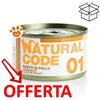 Natural Code 1 Cat Adult Filetti di Pollo - Lattina Da 85 Gr - CONFEZIONE RISPARMIO