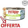 Petreet Cat Adult Wellness Tonno con Riso Integrale e Acciughine - Lattina da 70 Gr - CONFEZIONE RISPARMIO