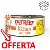Petreet Cat Kitten Vellutate al Pollo - Lattina da 60 Gr - CONFEZIONE RISPARMIO