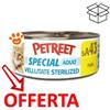 Petreet Cat Adult Le Vellutate Sterilizzato al Pollo - Lattina da 70 Gr - CONFEZIONE RISPARMIO