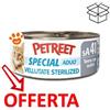 Petreet Cat Adult Le Vellutate Sterilizzato al Tonno con Surimi - Lattina da 70 Gr - CONFEZIONE RISPARMIO