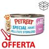 Petreet Cat Adult Le Vellutate Sterilizzato al Tonno - Lattina da 70 Gr - CONFEZIONE RISPARMIO