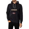 NAPAPIJRI Uomo Felpa con Cappuccio Invernale Burgee, Nero, S