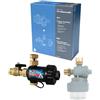 RBM Kit Filtro Defangatore magnetico sotto-caldaia MG1 con dosatore polifosfati DP1