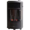 Qlima GH8034 Stufa a Gas Gpl Da Interno 3,4 KW Effetto Camino Classe A