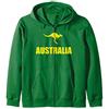 Proud Straya Apparel Australia Day Souvenir Aussie Kangaroo Graphic Australian Felpa con Cappuccio
