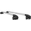 Generico Barre da tetto Auto Portatutto Portapacchi Portabagagli per Panda 4x4 dal 2012 in poi portata max 75 Kg M12060000, silver