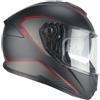 CGM Casco Integrale Fibra Cgm 360g Kad Ride Nero Rosso Opaco, TAGLIA Tg. L