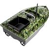 Sengfwin 500M 1.5 kg Doppio Motori Barca Avviatore telecomandato Barca Esca senza Fili Pesca Barca Primer Barca Pesca Pesca Feed Ship Per la pesca notturna Camouflage