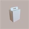 Lucgel Valigetta Panettone Bottiglia Dolci - Scatola Regalo Natalizia Elegante - Strenne Natale Pasqua - 10 Pezzi Carta Sfere Bianco 280x200H350mm