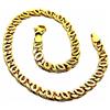 PEGASO GIOIELLI Bracciale da Uomo in Oro Giallo 18kt (750) Maglia Tigre Cm 21 Classico