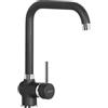 SCHOCK | Miscelatore Aquatime Monocomando con Canna a Ponte, Colore Antracite, h332mm