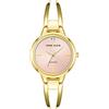 Anne Klein - Orologio da donna a bracciale rigido, con quadrante con vero diamante, Oro/Rosa