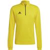 adidas Uomo Entrada 22 Training Top, Team Yellow/Black, L Extra Tall