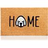 AMARU DOOR MATS Zerbino Cane Di Casa Fibra di Cocco - 70x40cm - Zerbino Ingresso Casa con Superficie Antiscivolo in PVC e Fibra Cocco - Per Corridoi, Porte Esterne -Accessori per la Casa -Design Minimalista Originale