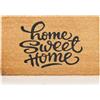AMARU DOOR MATS Zerbino Sweet Home Fibra di Cocco - 70x40cm Zerbino Ingresso Casa con Superficie Antiscivolo in PVC e Fibra Cocco - Per Corridoi, Porte Esterne - Accessori per la Casa - Design Minimalista Originale