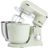 Kitchen in the box Impastatrice Planetaria, 2 Ciotole 4,5 L+5 L Impastatrice Professionale, 10 Velocità con Uncino Impastatore, Mescolatore, Frusta Sbattitric, 1300W (Verde Chiaro)