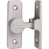 DecorDwell Serratura Per Porta Scorrevole Nera Serratura Scorrevole Con Chiavistello Serrature Sicurezza Per Porte Serratura Porta Catenaccio Con Viti, Per Porte, Finestre (Argento 90 Gradi)
