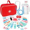 ChaneeHann Valigetta Dottore Bambini,Kit Medico Giocattolo con Stetoscopio,Kit Dottore Bambino,Stetoscopio Giocattolo e Dottore Accessori,Gioco di Ruolo del Dottore Regalo per Ragazzi Ragazze