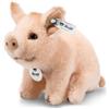 Steiff Peluche Maialino Sissi, dolce animale di stoffa con occhi in plastica per bambini, ragazzi e ragazze, pupazzo di 15 cm, piccolo, rosa, 071898