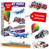 Magdum Puzzle Magnetico per Bambini - 6 Grande Puzzle da 3 Anni