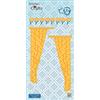 Nellie's Choice, Tende, 5.1 x 11 cm Fustelle, per Creare Biglietti, Natale, Scrapbooking, Fai da Te, DIY, Giallo, 51x110mm