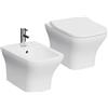 Vitra Sanitari sospesi Vitra MIa Square wc rimless e bidet