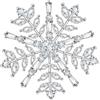 KristLand Elegante Spilla a Fiocchi di Neve con zirconi Pietra Fiore Spilla Matrimonio Bianco Placcato Oro Spilla Pin Sciarpe Abiti Natale Festa Regalo per Donne Donne Donne