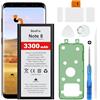 Beefix Batteria agli ioni di litio per Samsung Galaxy Note 8 SM-G950F, 3300 mAh, per Galaxy Note 8 (EB-BN950ABE) con strumento di riparazione